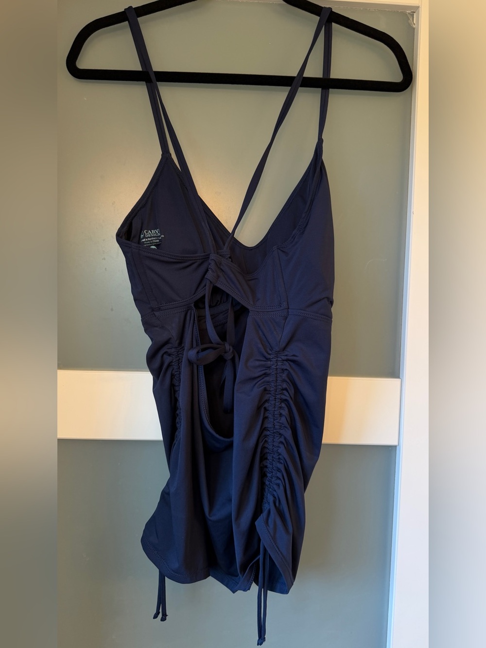 Carve Designs Navy Camari Tankini - Picture 6 of 10